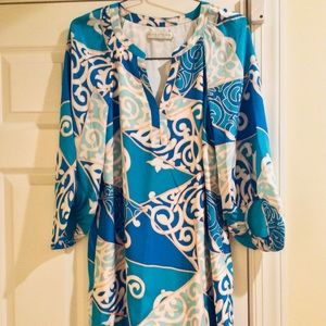Print Silk Dress